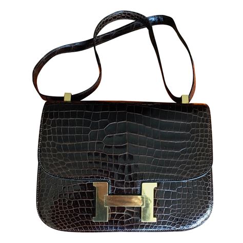 hermes alligator constance|Hermes alligator handbags.